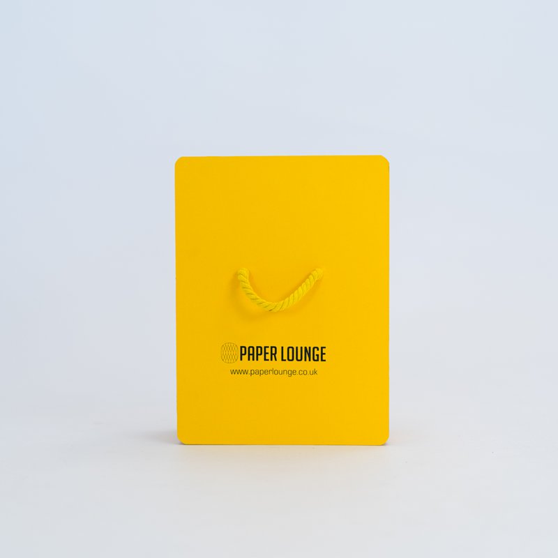 Foldbar papirbænk - gul