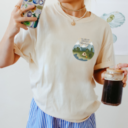 Tshirt Camping Berge Biobaumwolle „Greatest Adventure”