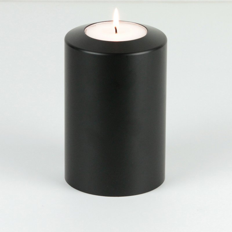 Synd! Tealight Holder Permanent Candle Classic Black ∅ 10 cm