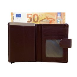 Cardprotector - Miniwallet - Mini wallet - Leather card holder leather - Credit card holder In 11 Colors
