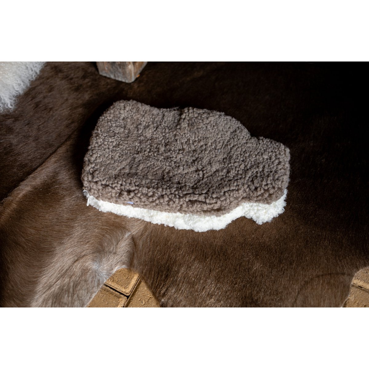 Sheepskin hot water bottle bag - Lambskin cover hot water bottle | 3 colors