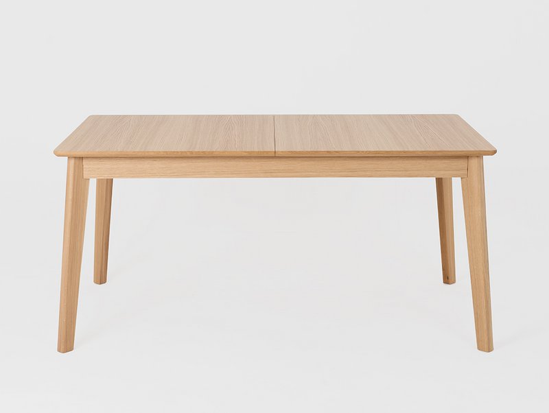 WOODYOU mesa de comedor 160x90 desplegable - roble sólido