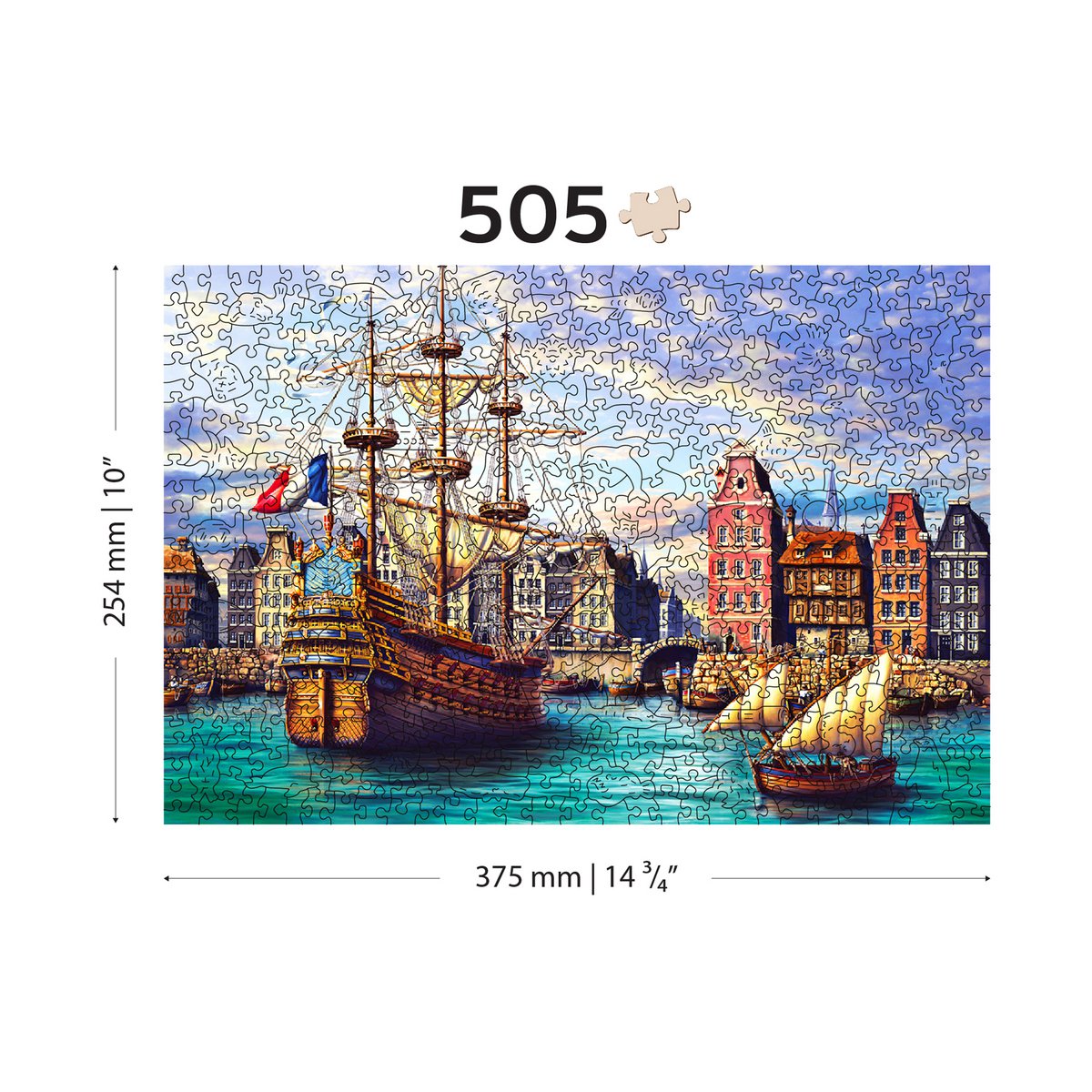 Puzzle - Vecchie Navi In Porto