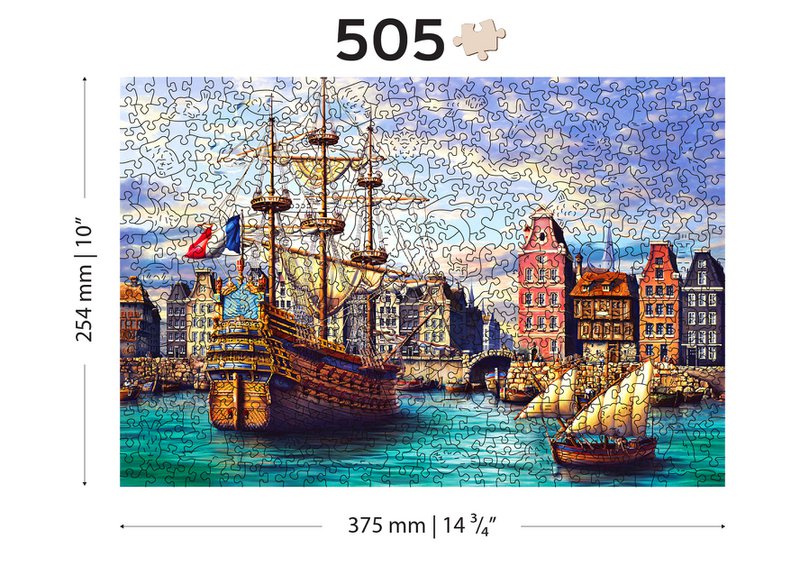 Puzzle - Vecchie Navi In Porto