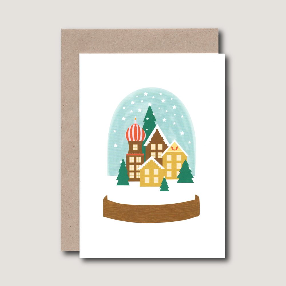 Kerst kaart - let it snow