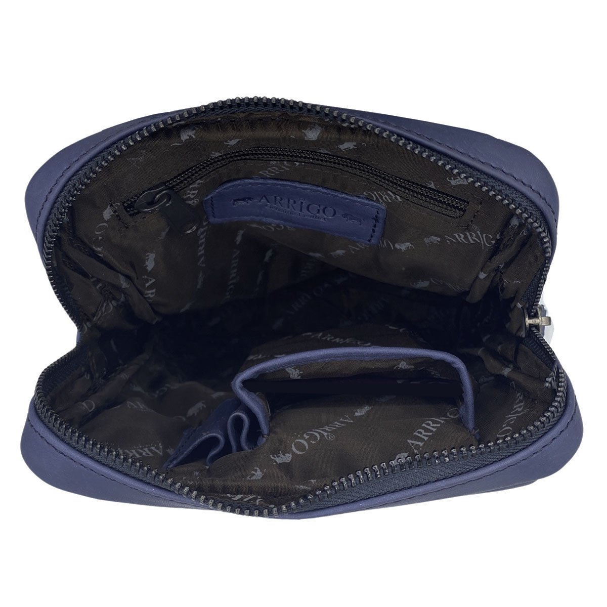 Skuldertaske eller Crossbody-taske i 6 farver glat læder med justerbar skulderrem