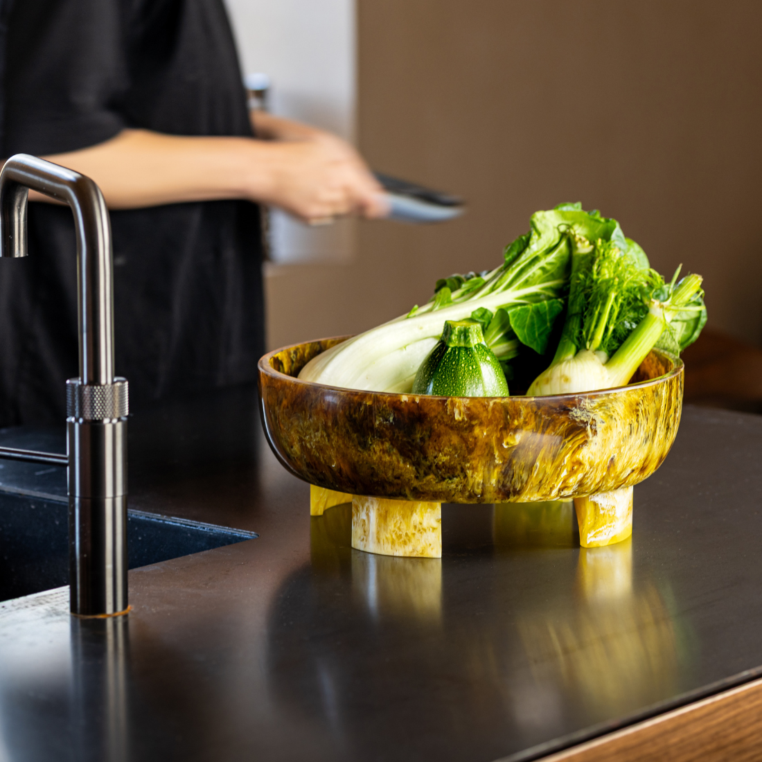 Salad Bowl | Fruit Bowl | Pavone | Tiger