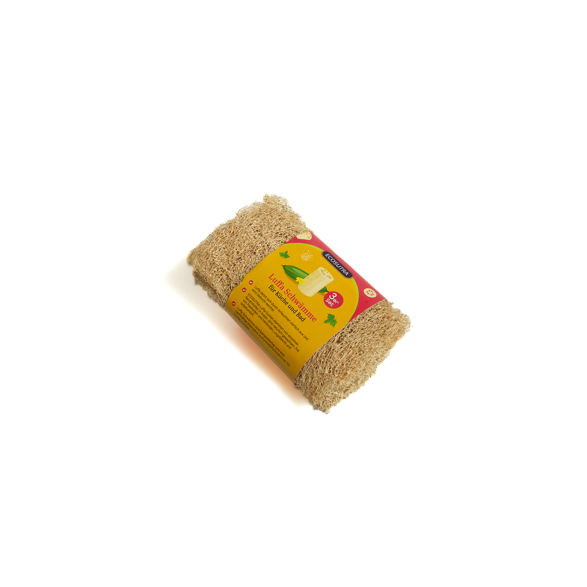 Esponja de lufa/esponja de lufa - Juego de 3