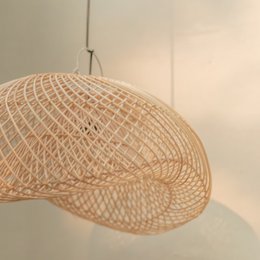 Lampa rattanowa | Klosz PADMA (2 rozmiary)