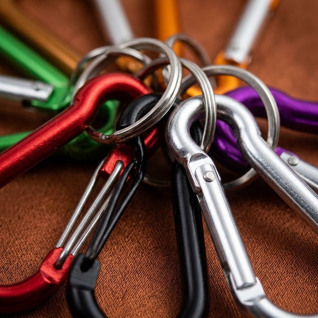 Large Carabiner Keychain 7.5 cm Clip Key Ring