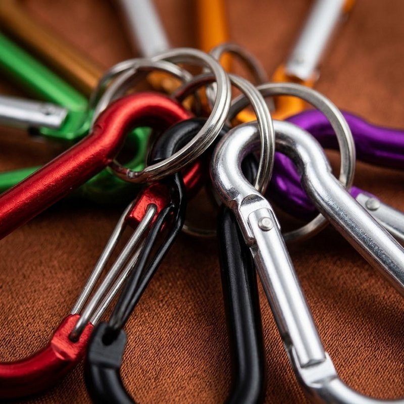 Large Carabiner Keychain 7.5 cm Clip Key Ring