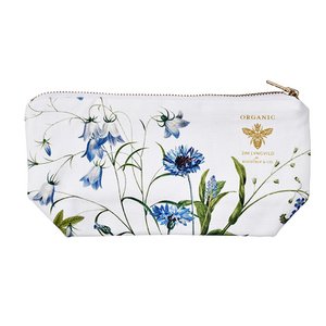 Bio-Kosmetiktasche - Blue Flower Garden JL (unten)
