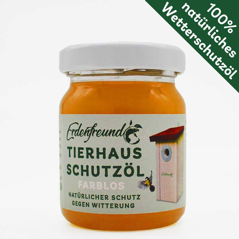 Aceite de protección contra la intemperie ERDENFREUND® Tierhaus