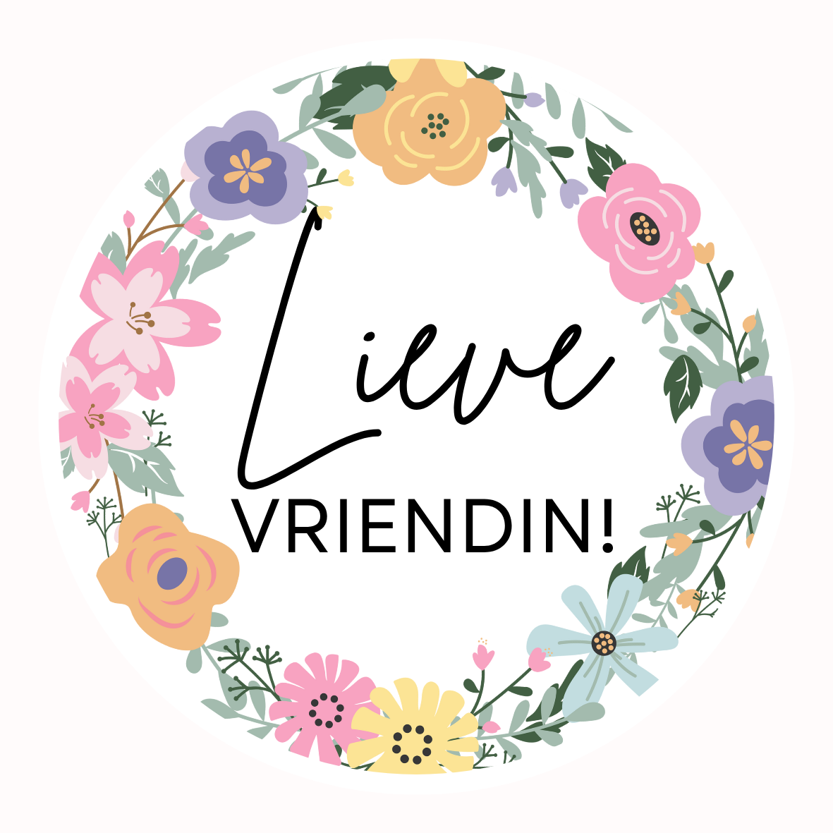 Berichtje in een sfeerlichtje - Lieve Vriendin