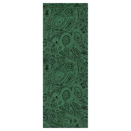 Self-adhesive wallpaper with a fluid, abstract green pattern. Suitable for modern, minimalist interior design.