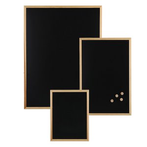 Kreide-/Magnettafel, Metall/Kiefer