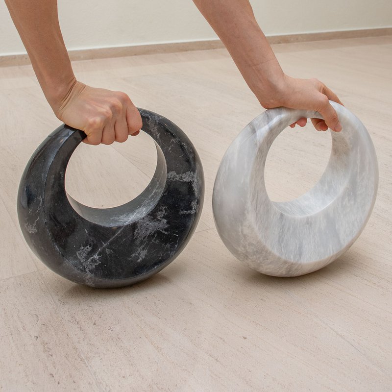 Marmor kettlebell medium størrelse
