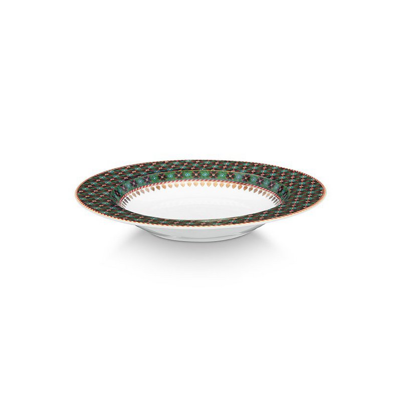 Deep Plate Clover Green 21.5cm