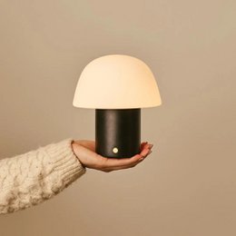Yannick Black Trådløs Bordlampe
