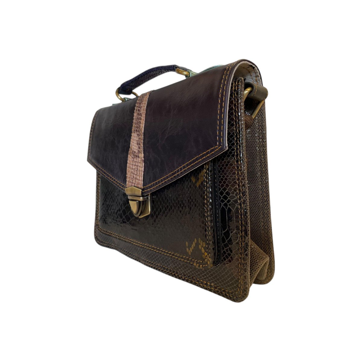 Fair Trade and Sustainable Leather Bag 68