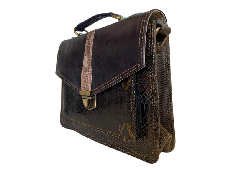 Fair Trade and Sustainable Leather Bag 68