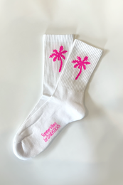 PALMITA - hvid/neon pink