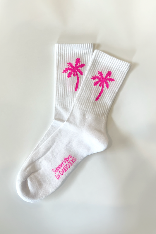 PALMITA - hvid/neon pink