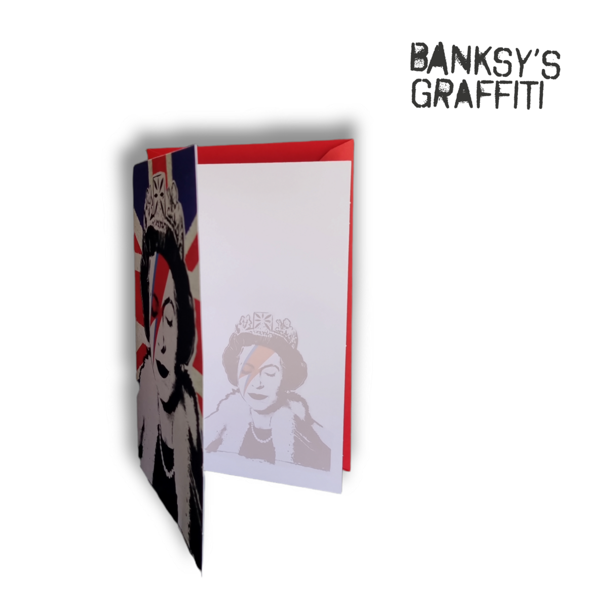 Tarjeta de felicitación de Banksy - Reina del polvo de estrellas