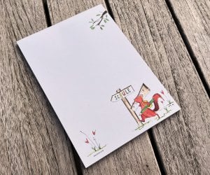 Notice block with sweet squirrel for schooling | Beginning of school | A5 | 148 x 210 mm