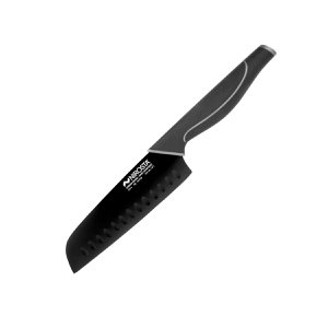 Santoku keukenmes 16 cm lemmet Nirosta Black Edition