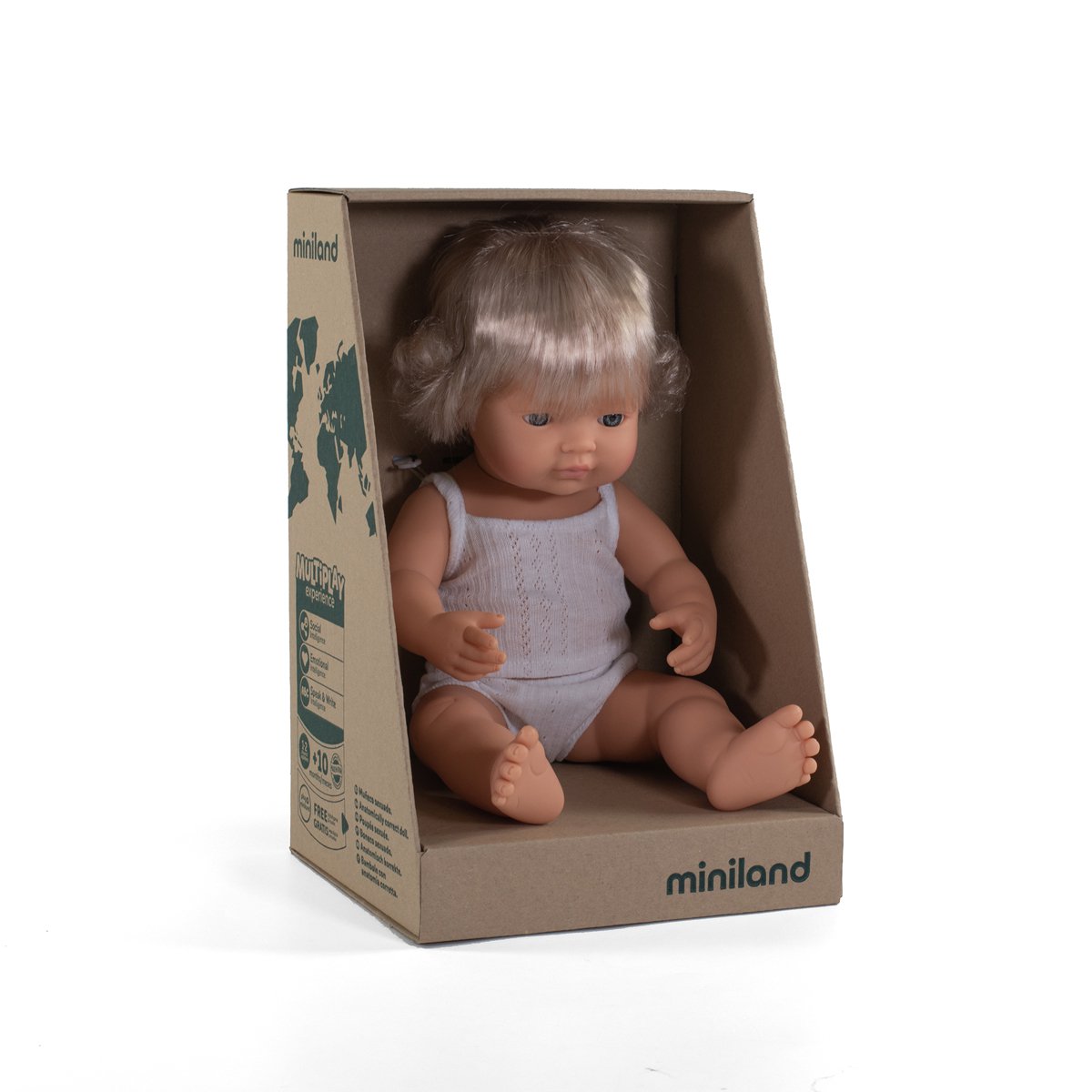 Lalka Europejska Dziewczyna 38cm