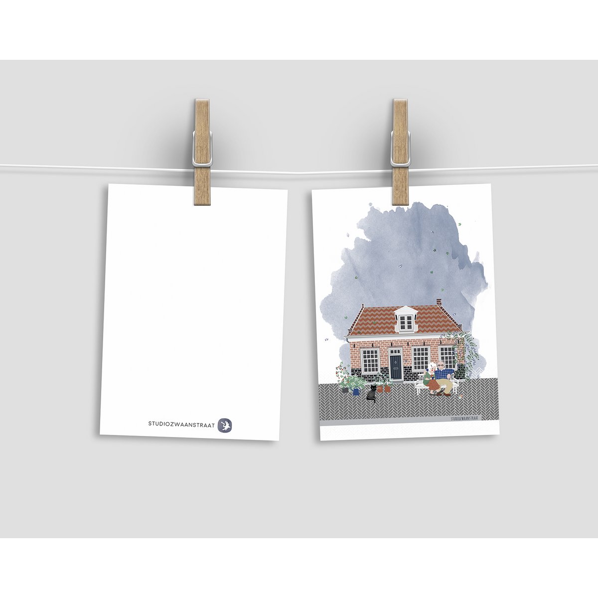 Postkarte 'die Bedeutung'