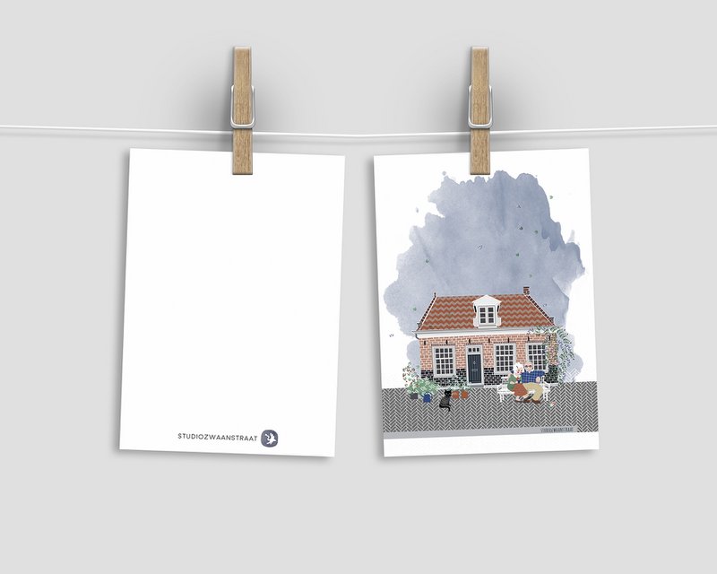 Postkarte 'die Bedeutung'