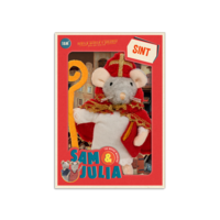 Cuddly toy Mouse Sinterklaas (12 cm) - The Mouse House