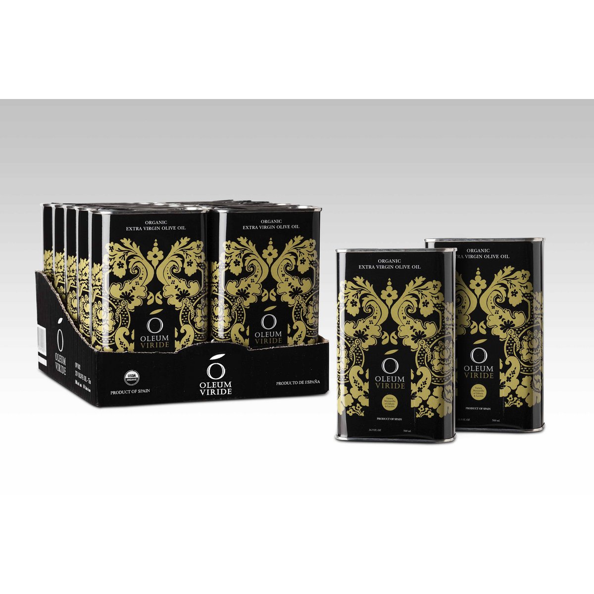 CAN 500 ML ORGANIC EVOO COUPAGE - OLEUM VIRIDE