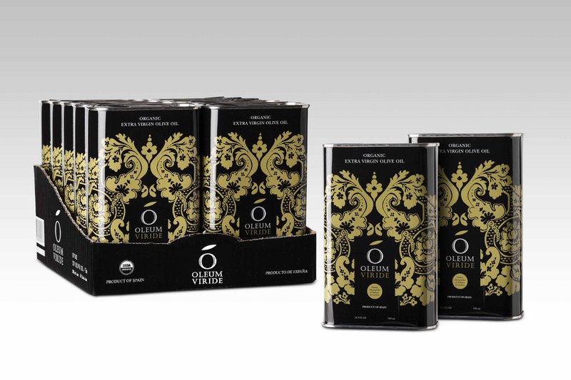 CAN 500 ML ORGANIC EVOO COUPAGE - OLEUM VIRIDE