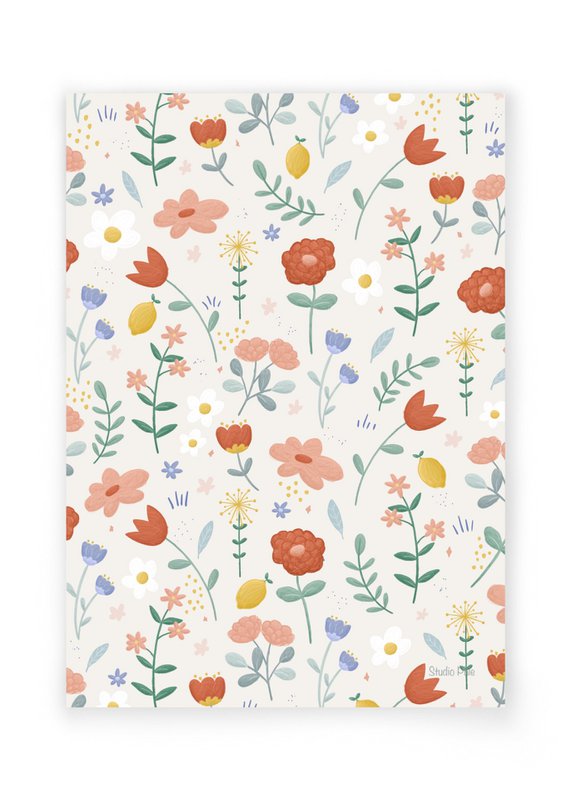 Blomster over det hele