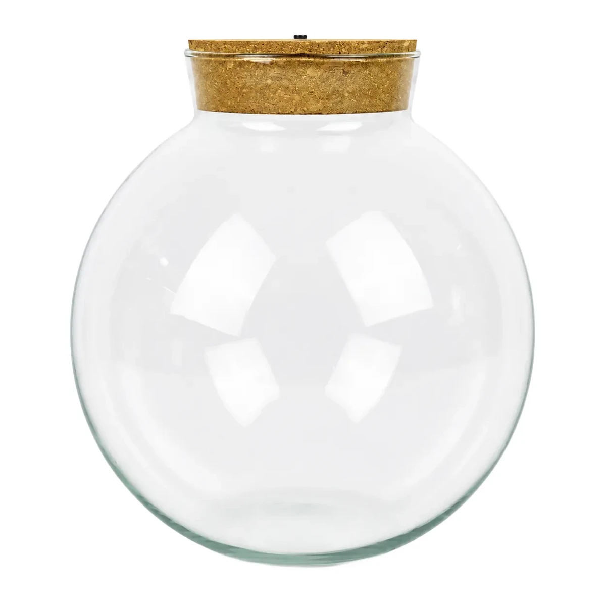 Glass Terrarium with LED Cork W-487B 23 cm