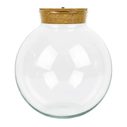 Glass Terrarium with LED Cork W-487B 23 cm