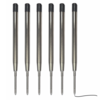 Green -Goose cork pen refill - 6 pieces - Black