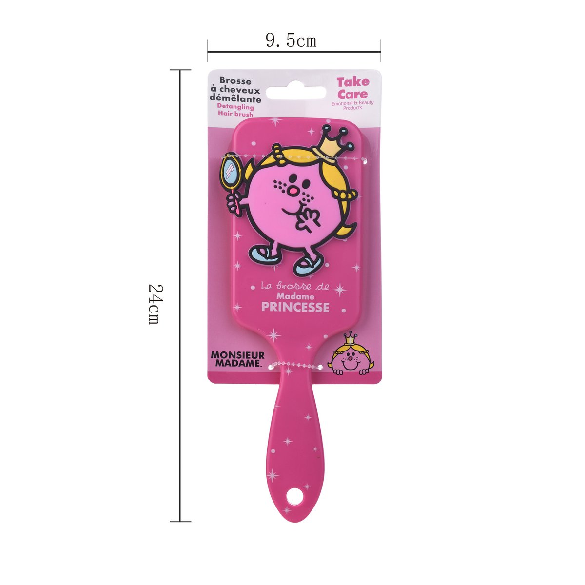 Madame Princess - Spazzola per capelli rosa