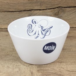Porcelain bowl of squid