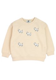 Sudadera Infantil Terrier Blanco