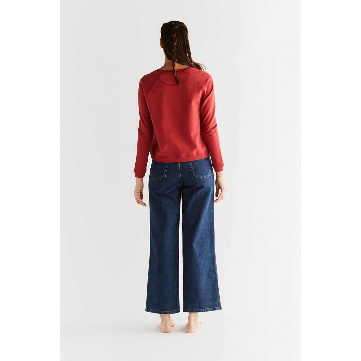 WE1009-231 | Dżinsy Damen z szeroką nogawką – Lapis Blue