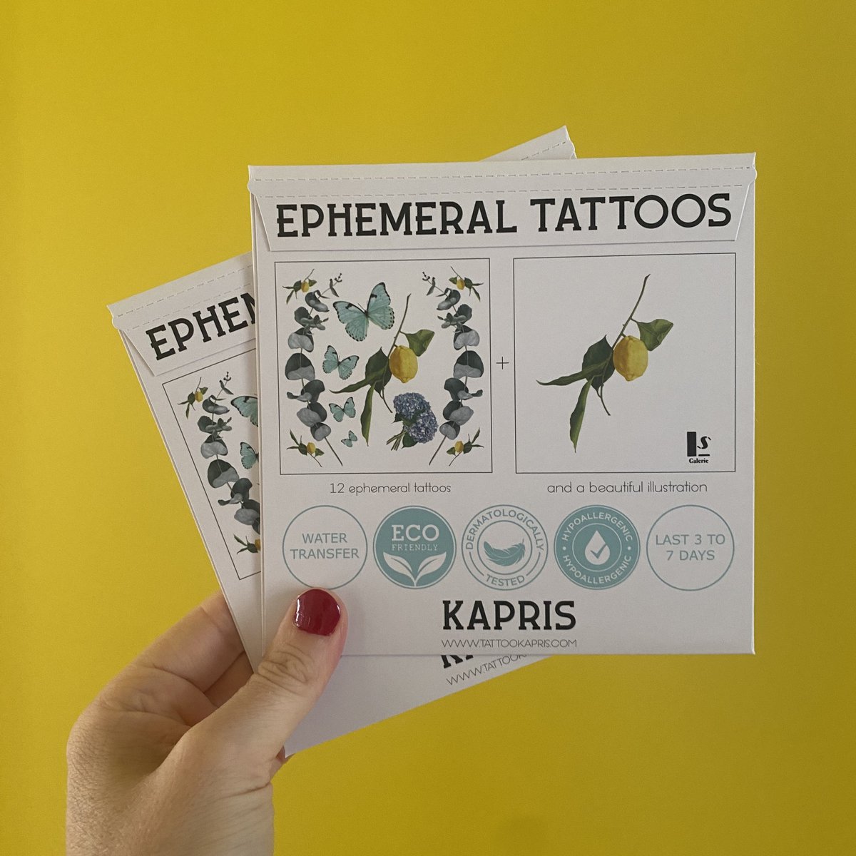 Frischer Sommer – Temporäre Tattoos