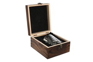 WHISKY SET 4 PINO 20X18X9 MARRON RC210720