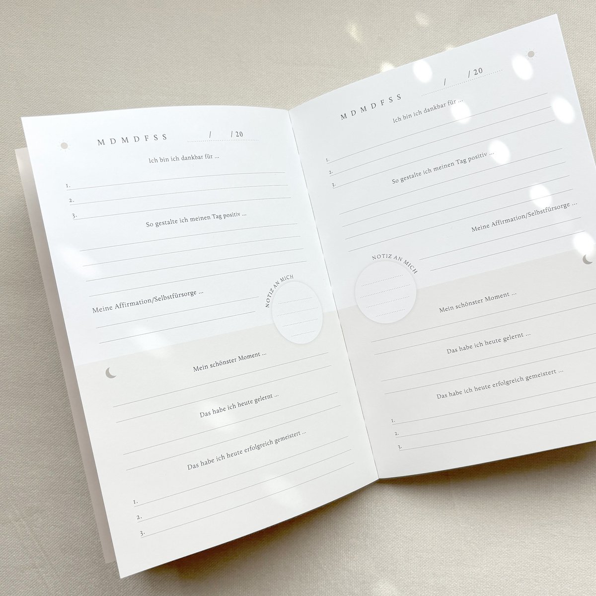 5 minutter hver dag - min tidsskrift for taknemmelighed motivation selv -elsker succes - 140 sider dagligt & taknemmelighed journal softcover A5 (PU = 5 pc.)