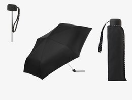 Flat Manual Folding Umbrella "Spirit" | Light | With exhibitor | C-Collection