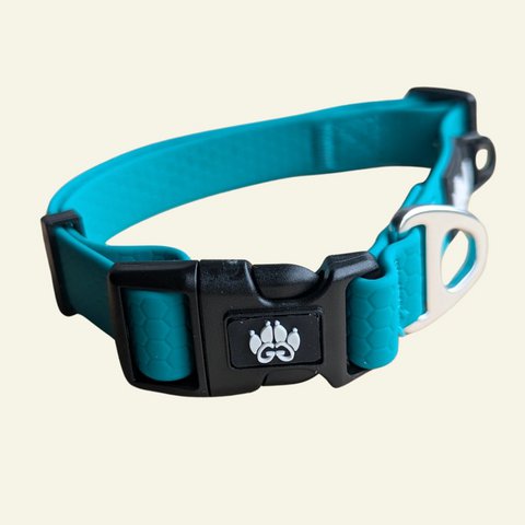 Collier imperméable Bleu paon