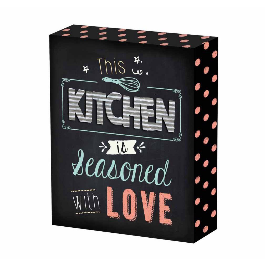 Wooden decor Kitchen 18x13 cm